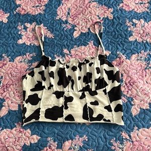 Cow Print Bralette